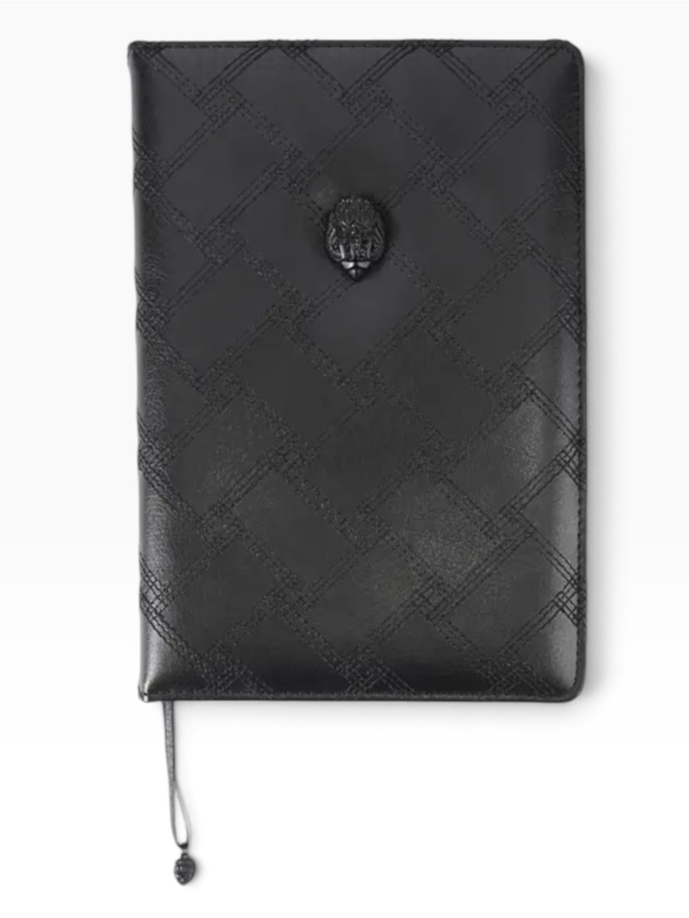 Kurt Geiger London Eagle Black Quilted Notebook - NWT